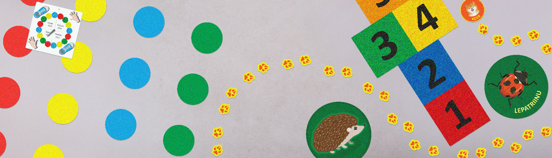 Põrandakleebised ja mängud